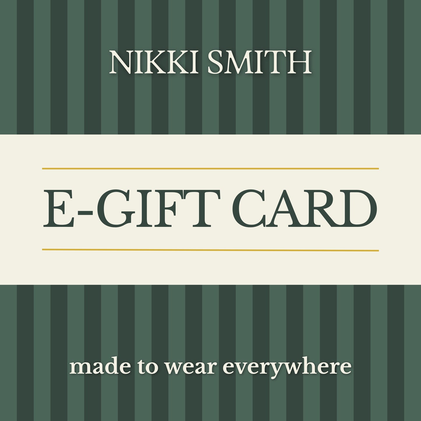 E Gift Card