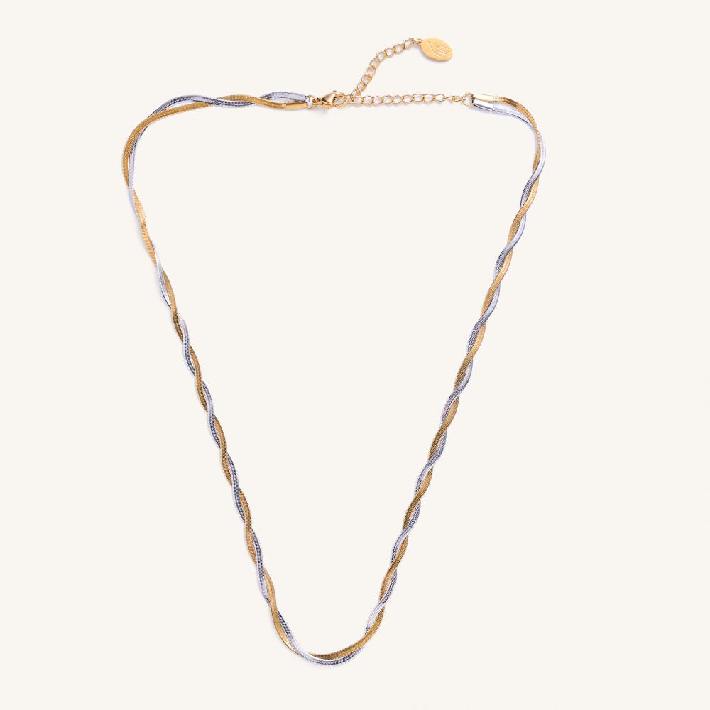 Micro Herringbone Mixed Metal Set