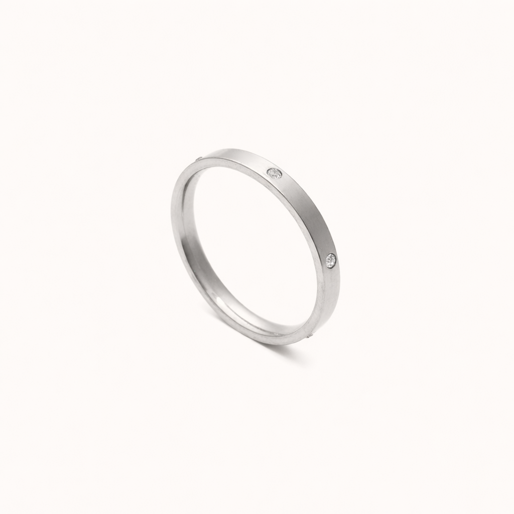 Skinny Corinne Ring- Silver