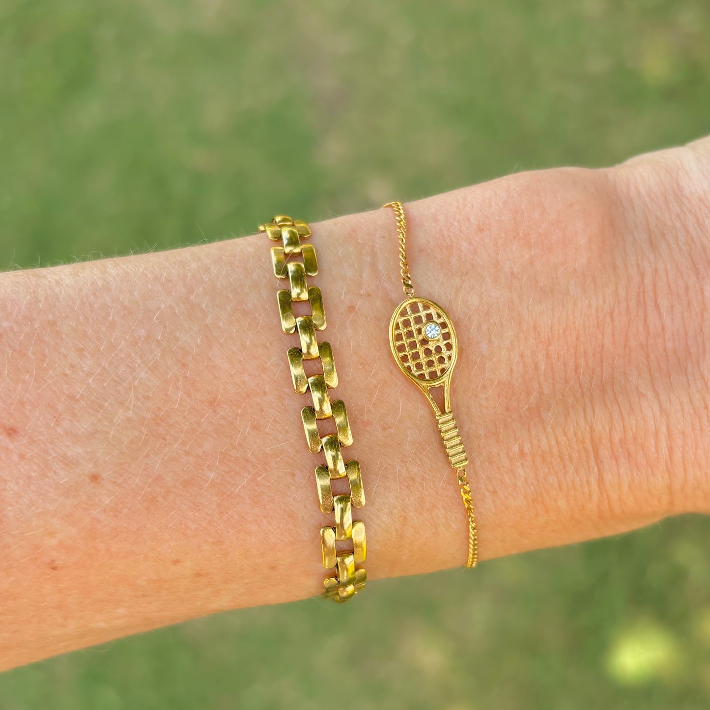 Tennis Racket Bracelet
