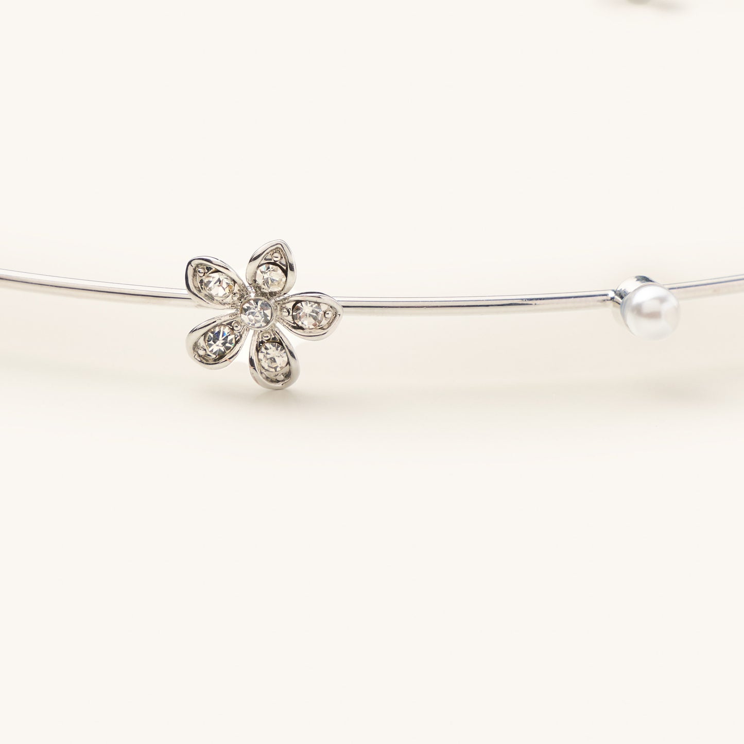 2 Pack Flower and Pearl Headbands