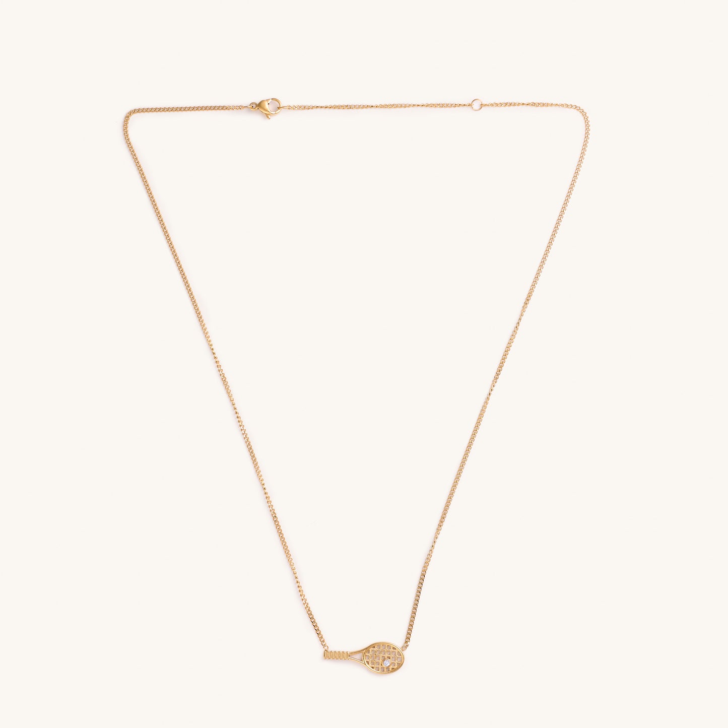 Tennis Racket Necklace
