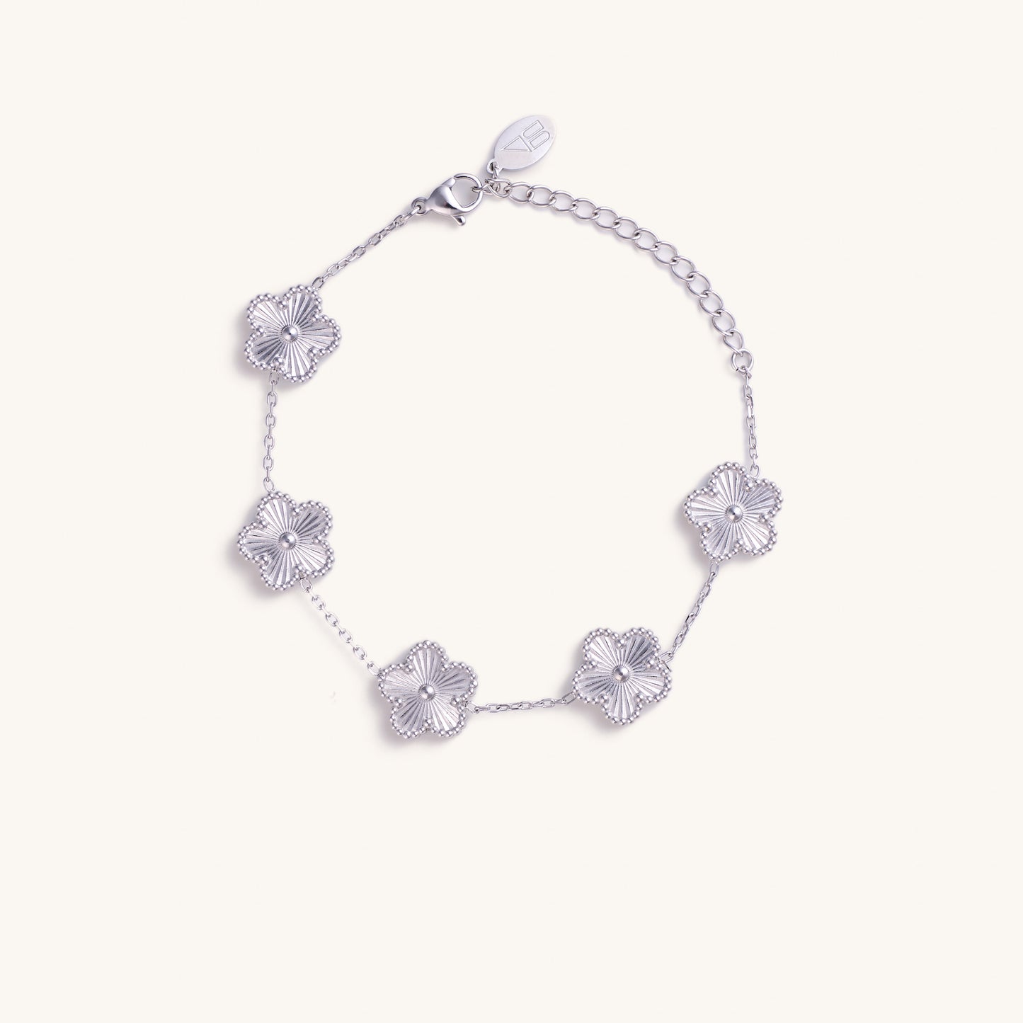 Silver Flora Bracelet