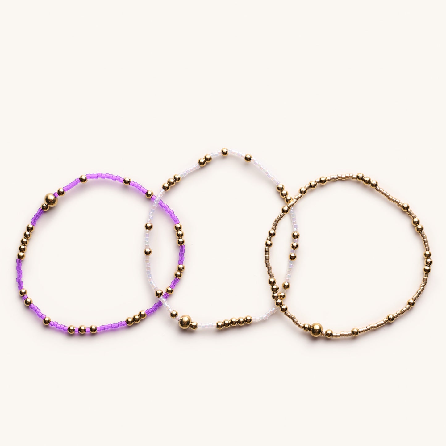 Game Day Bracelet Set- Purple