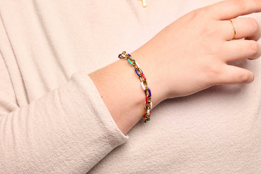 Gold Bella Multicolor Bracelet