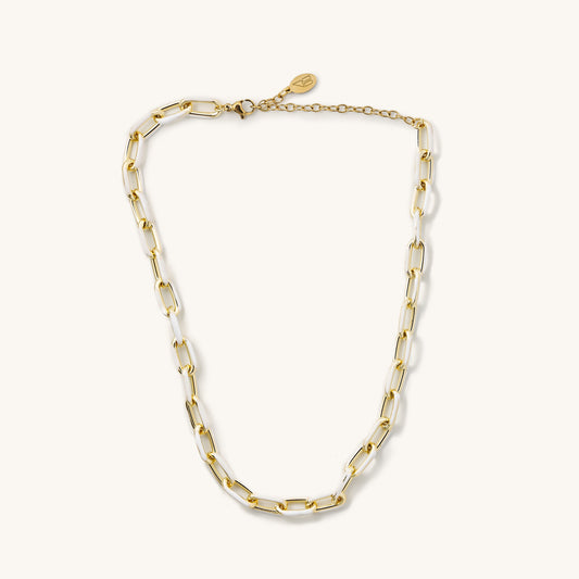 White Paula Choker