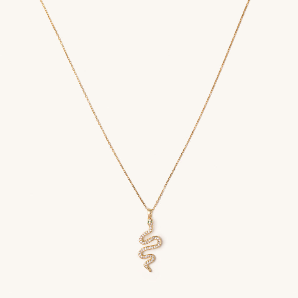 Shimmering Snake Adjustable Necklace - Nikki Smith Designs 