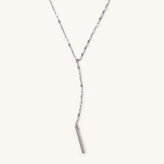 Waterproof Silver Shimmer Lariat