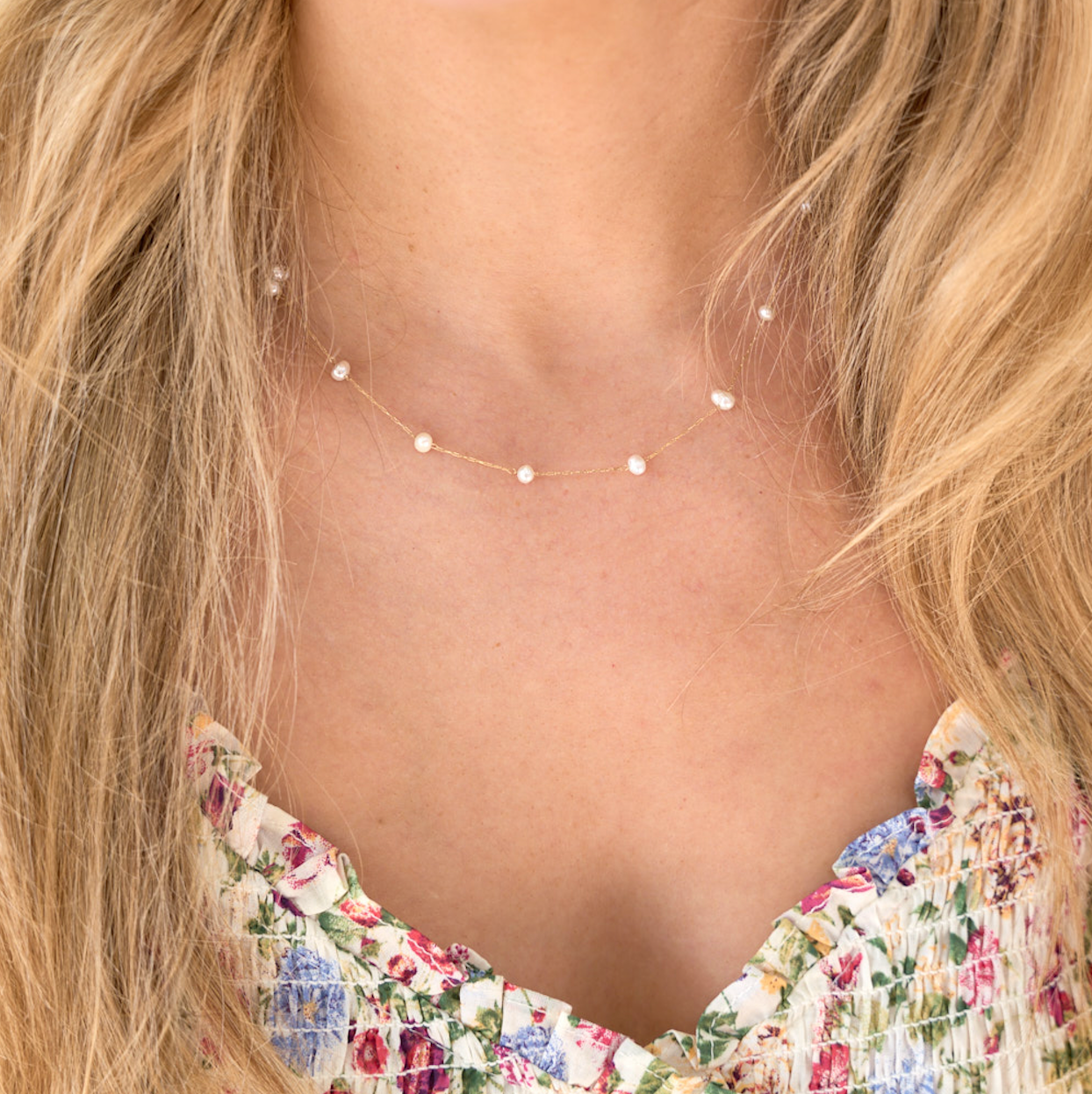 Camille Pearl Set- Gold