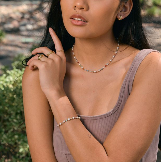 Colorful Pearl Bracelet