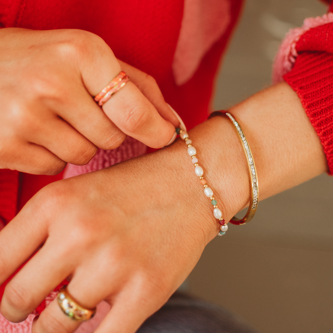 Colorful Pearl Bracelet