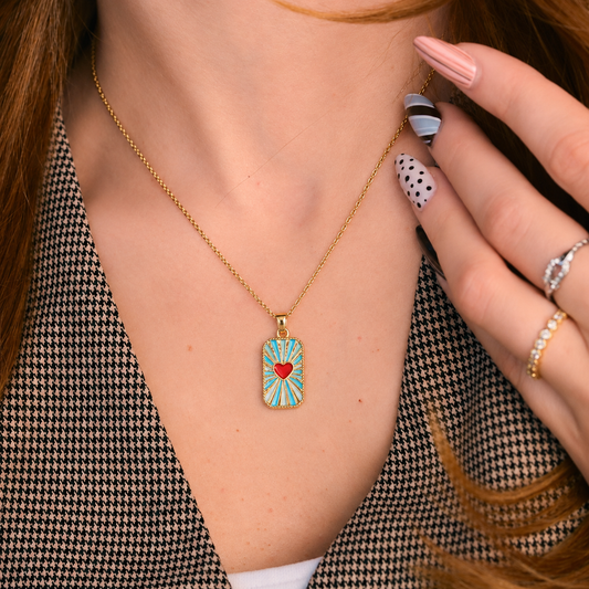Harlow Heart Charm Necklace