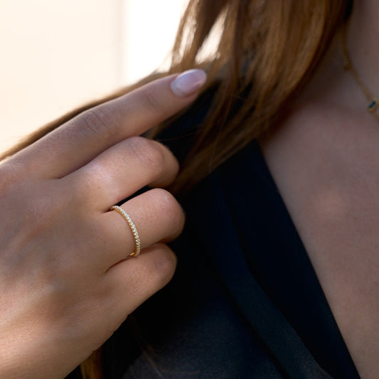 Crystal Stackable Ring