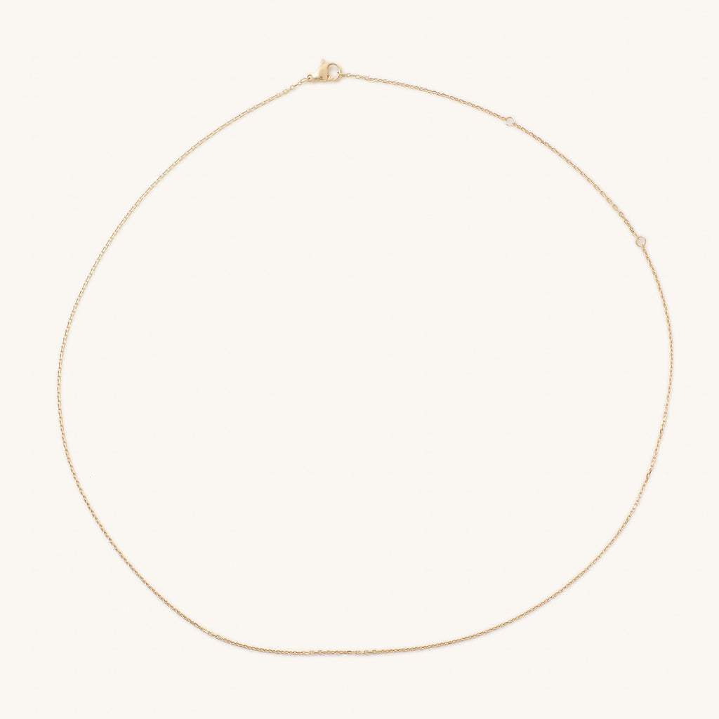 Plain Gold Necklace Chain - Nikki Smith Designs 