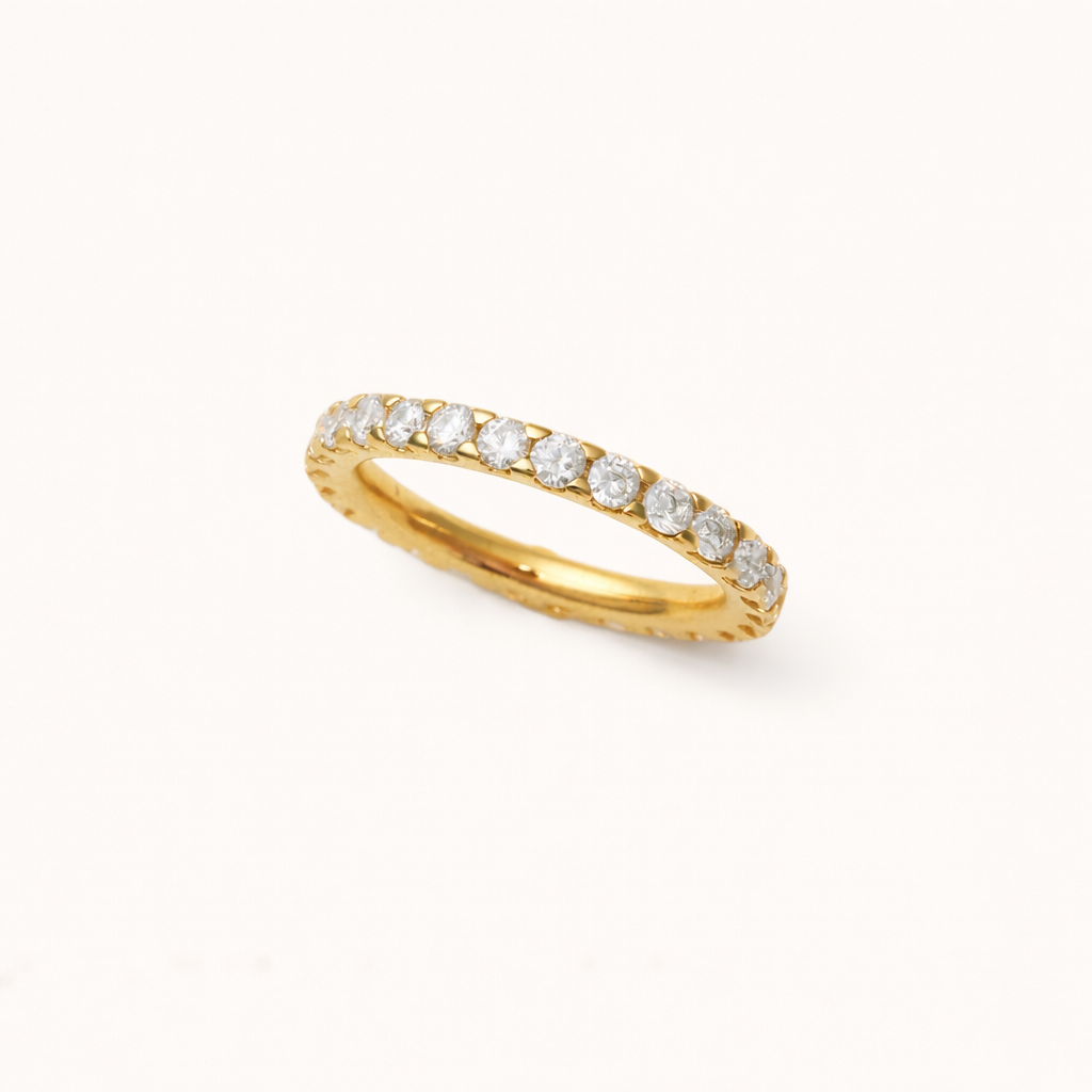 Merit Gold Crystal Ring
