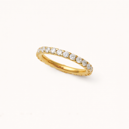 Merit Gold Crystal Ring