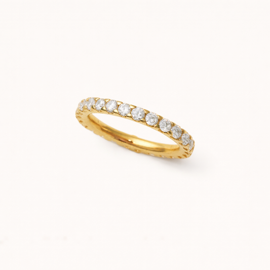 Merit Gold Crystal Ring