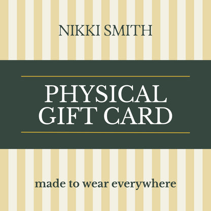 Physical Gift Card