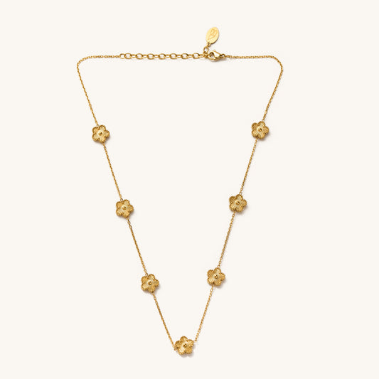 Mini Gold Flora Necklace
