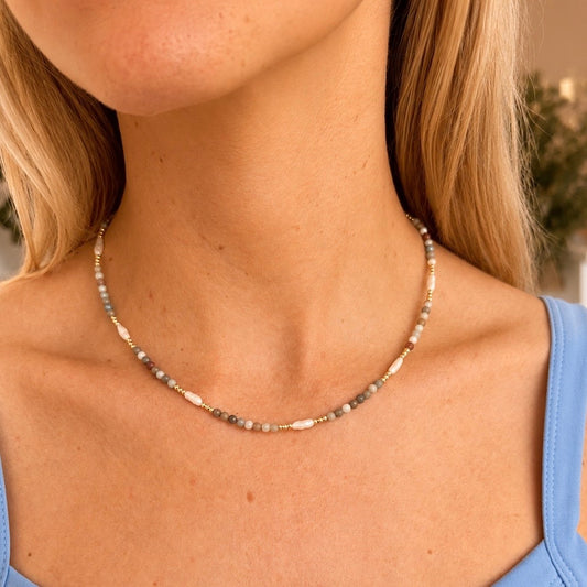 Bailey Brown Beaded Necklace