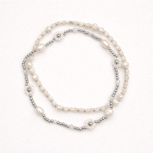 Gabby Silver Bracelet Set