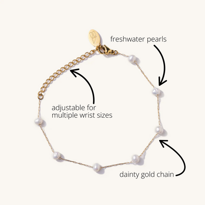 Camille Pearl Bracelet