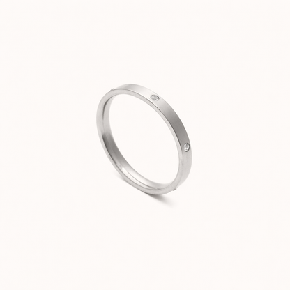 Skinny Corinne Ring- Silver