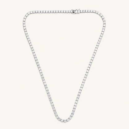 Silver Gigi Tennis Necklace