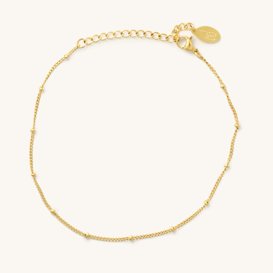 Waterproof Gold Jess Anklet