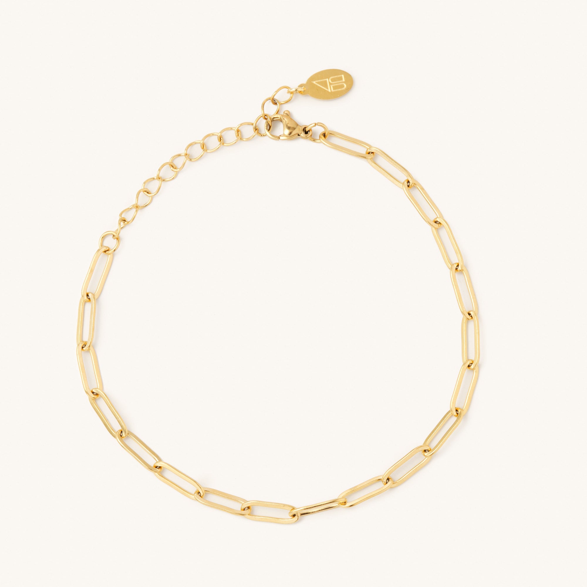Byzantine Solid 14k Yellow Gold Bracelet, Chain Link 1.7MM-5MM, Handma –  IROLD