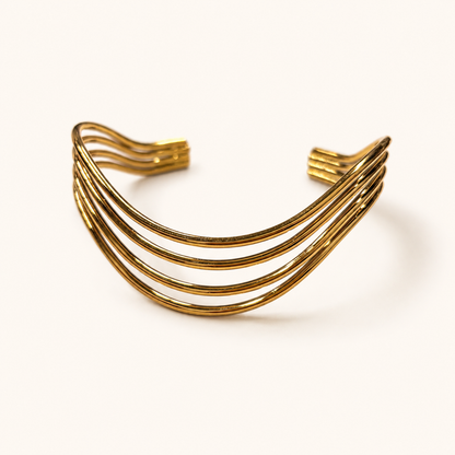 Ava Gold Cuff Bracelet