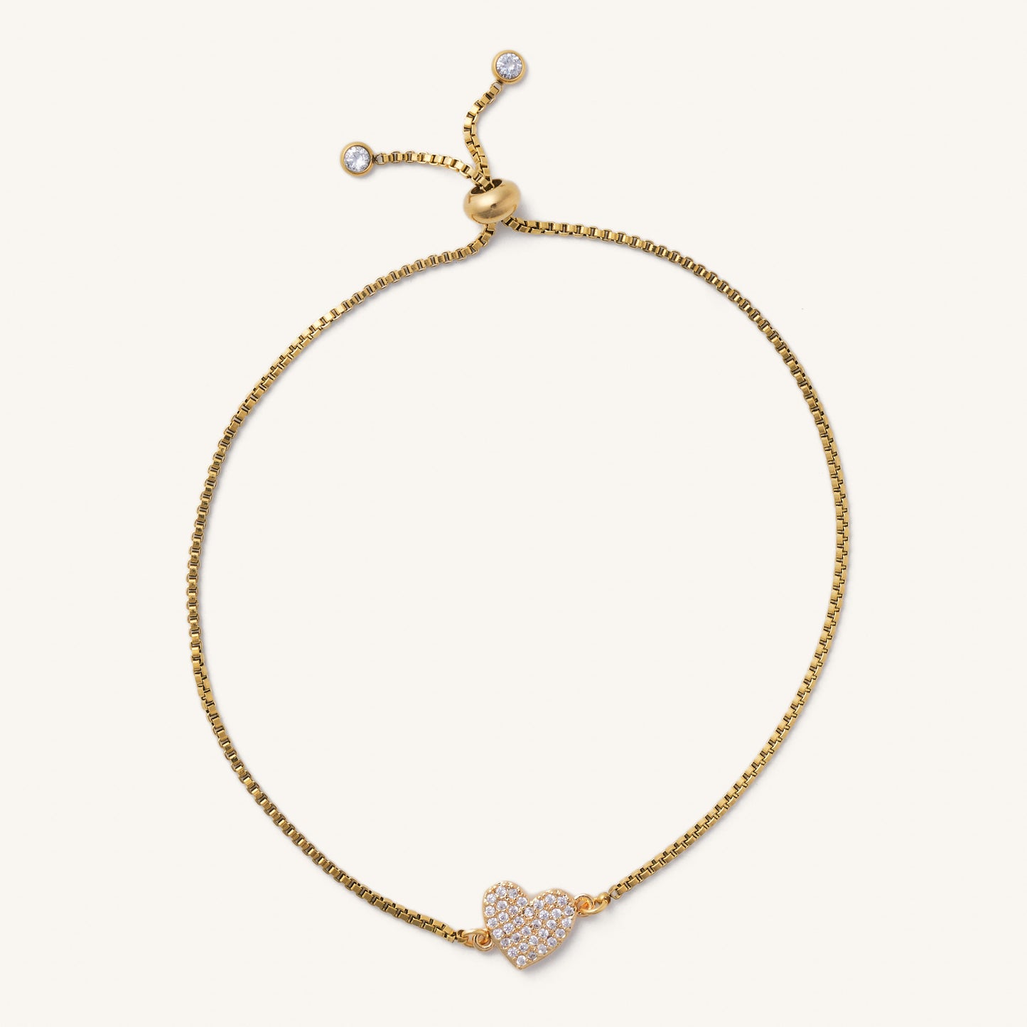 Stella Pave Heart Slider