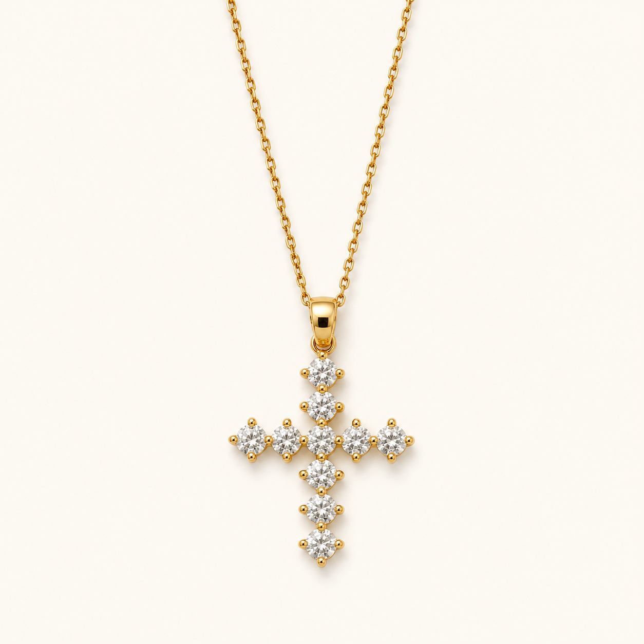 Grace Diamond Cross Necklace