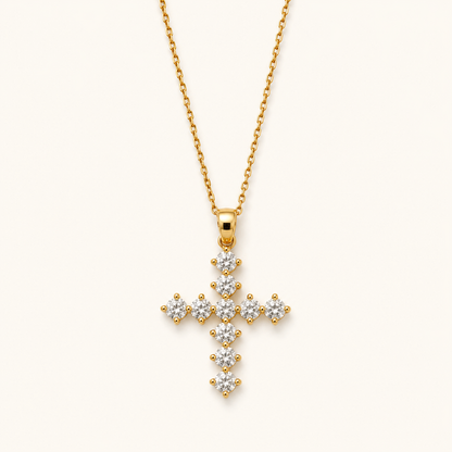 Grace Diamond Cross Necklace