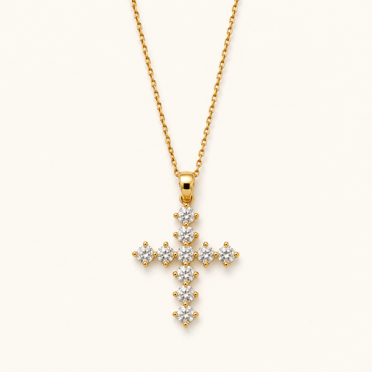 Grace Diamond Cross Necklace