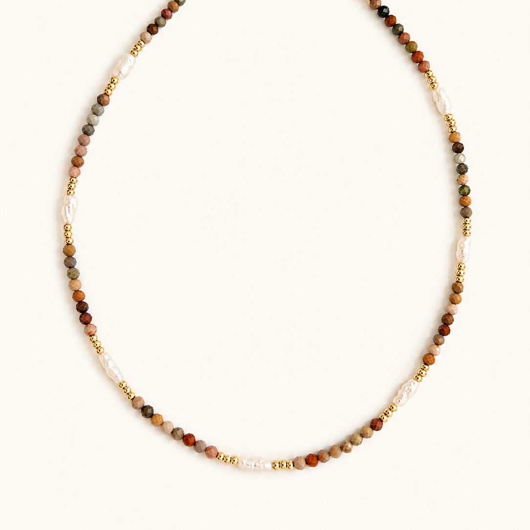 Bailey Brown Beaded Necklace