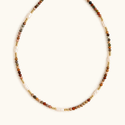 Bailey Brown Beaded Necklace