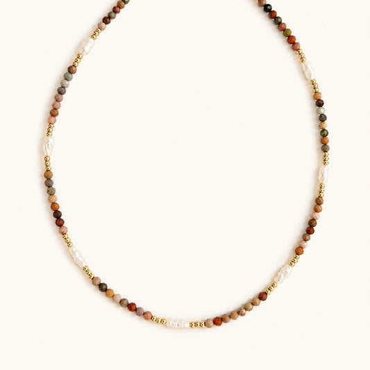 Bailey Brown Beaded Necklace
