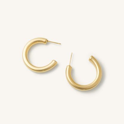 Rome Tube Hoops- Medium & Large