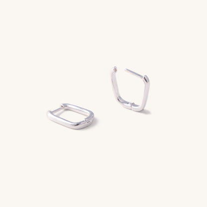 Cara Clip Hoops- Silver