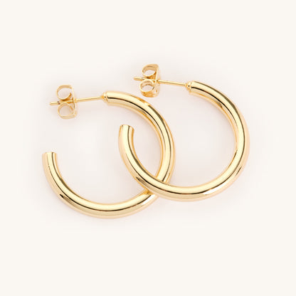 Tessa Tube Hoops - Nikki Smith Designs 