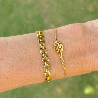 Tennis Racket Bracelet