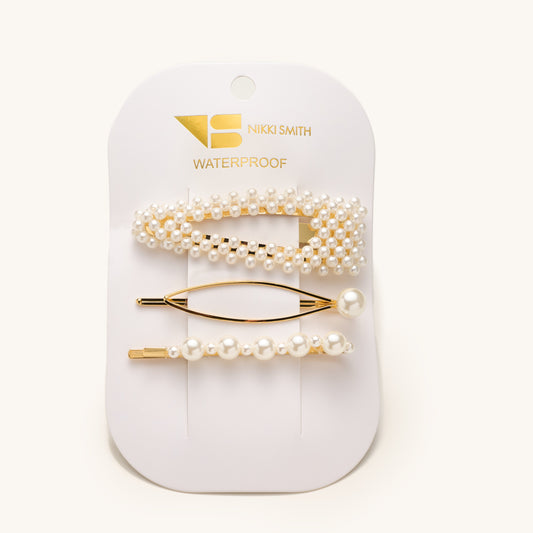 3 Pack Pearl Hair Pins