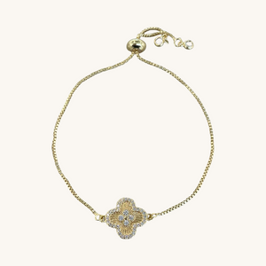 Claudia Gold Slider Bracelet