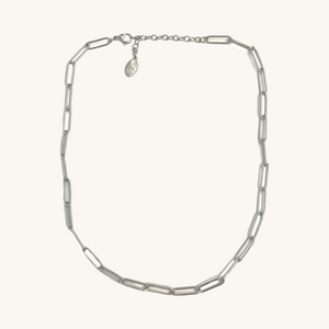 Silver Sasha Chain Necklace- Waterproof