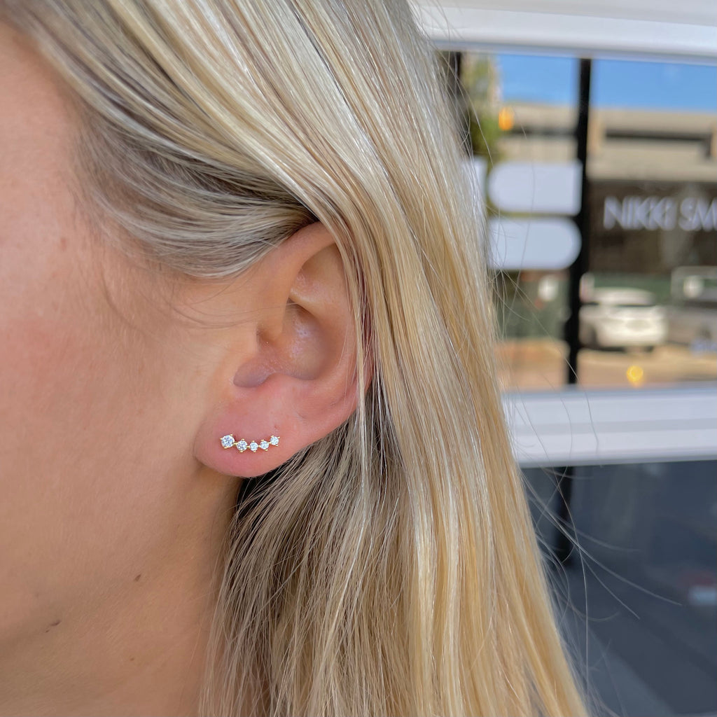 Tully Bar Micro Studs - Nikki Smith Designs 