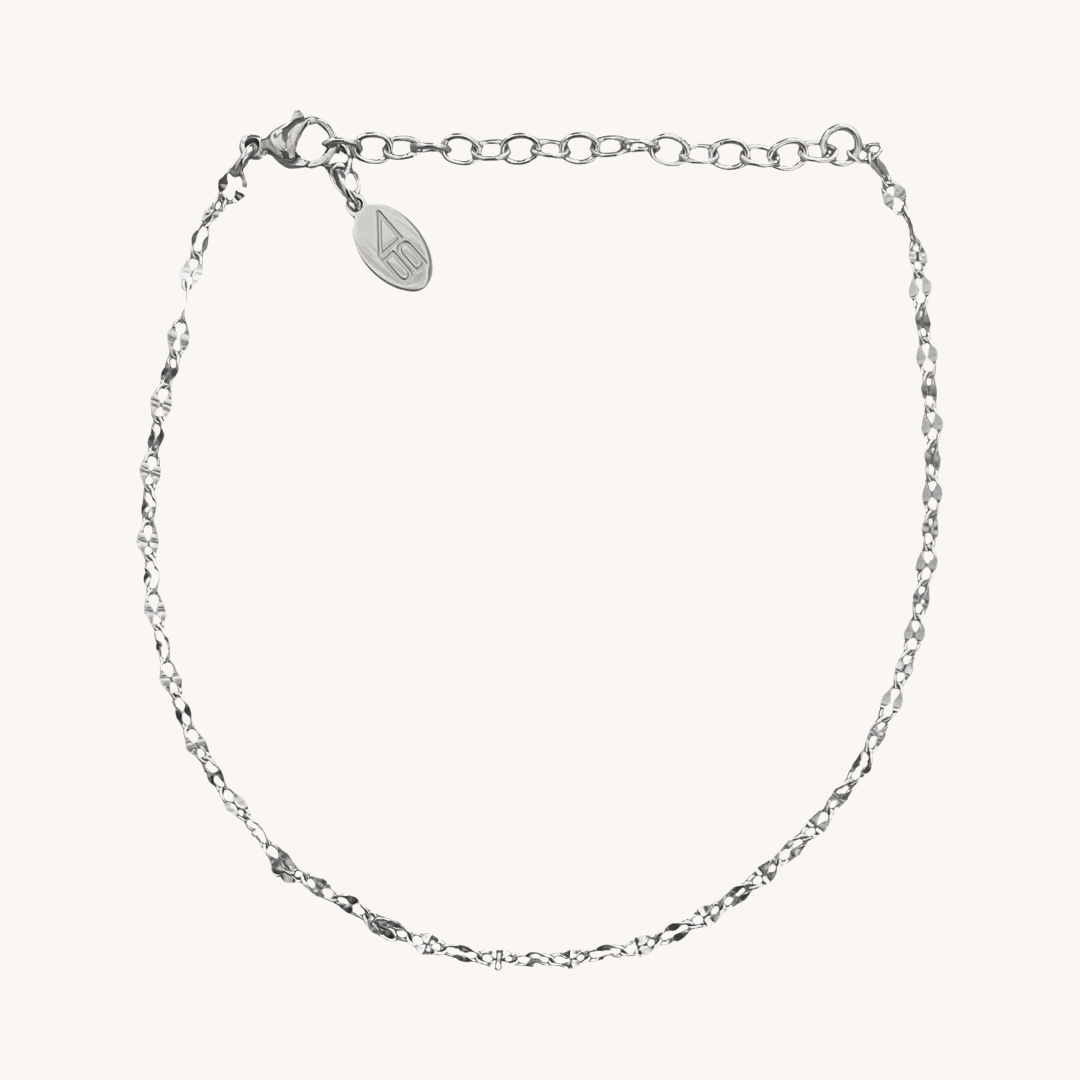 Waterproof Silver Eve Anklet