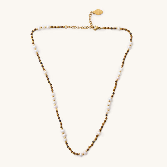 Frankie Pearl Cluster Necklace