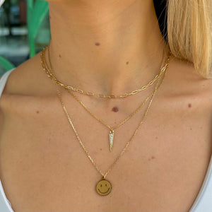 Jade Waterproof Gold Necklace Set