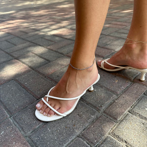 Waterproof Silver Tasha Anklet